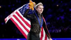 Ilia Malinin bounces back from Olympic nightmare with third straight world figure skating title