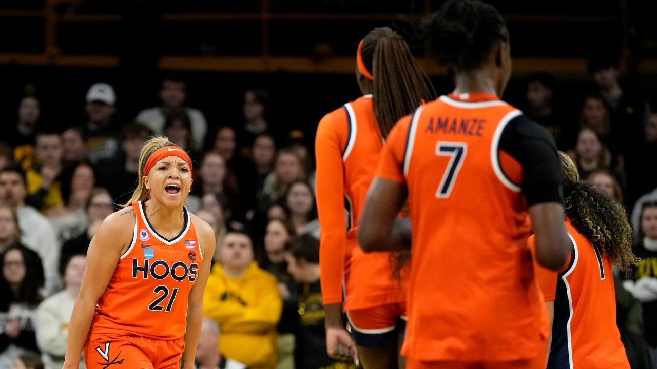 Virginia becomes first First Four team to reach Sweet 16 after 2OT win over Iowa
