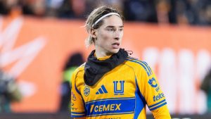 Tigres UANL's Marcelo Flores watches the play during Round 1 of the 2026 Concacaf Champions Cup against Forge FC in Hamilton, Tuesday, Feb. 3, 2026. (CP/Nick Iwanyshyn)