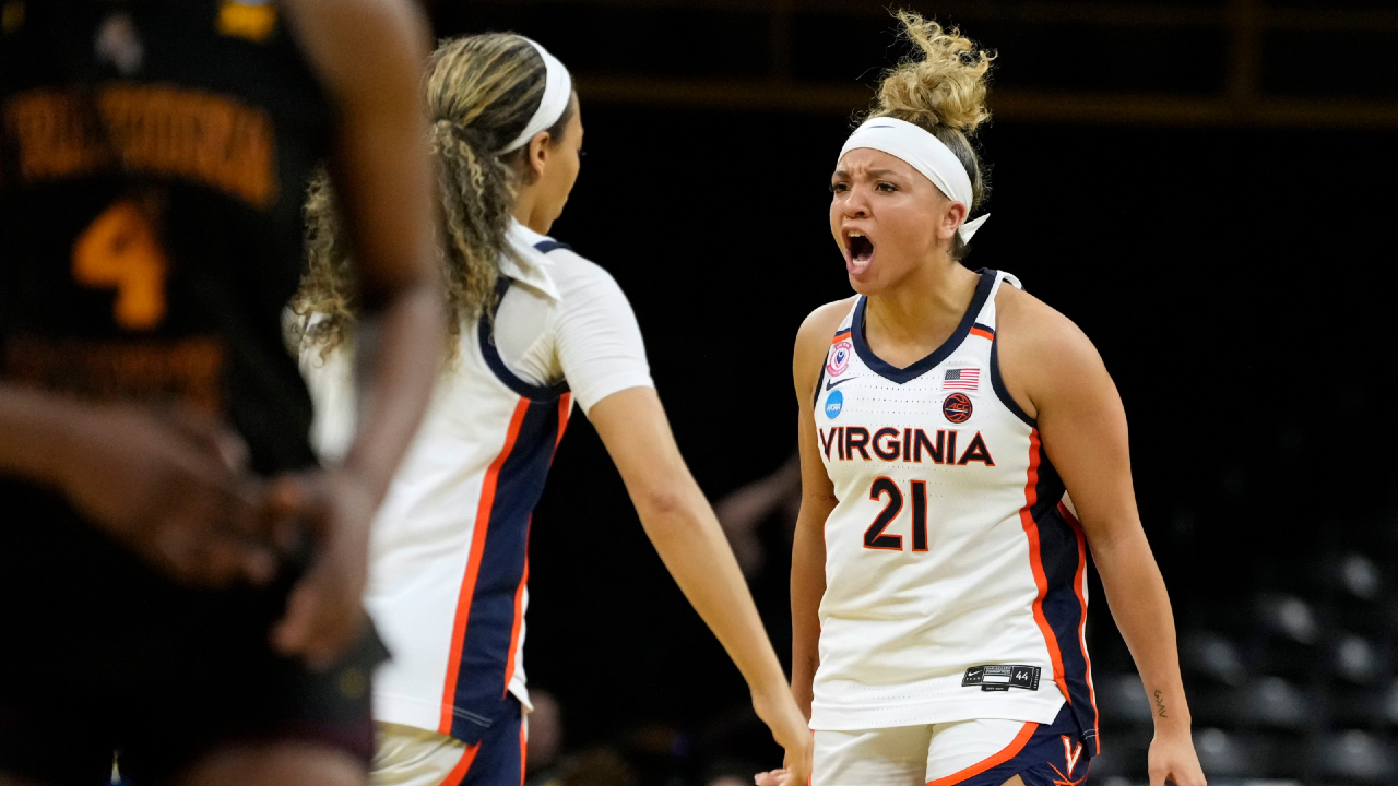 Johnson sinks go-ahead 3-pointer, Virginia beats Arizona State in women’s First Four