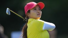 Zhang chips in twice to take first-round lead at LPGA event in China