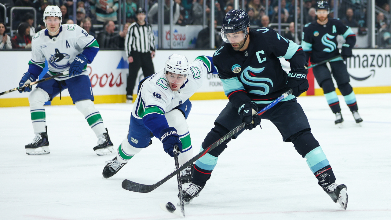 Eberle scores twice as Kraken defeat Canucks