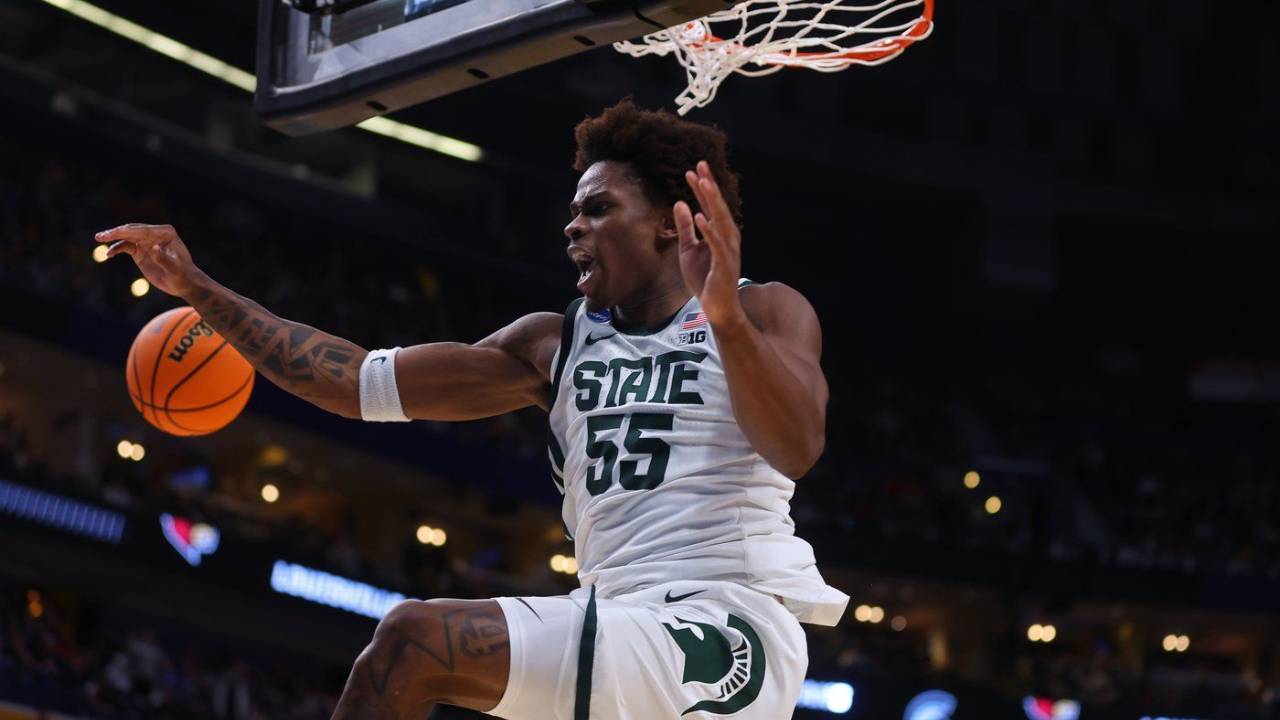 Michigan State reaches 17th Sweet 16 under Izzo in win over Louisville