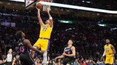 NBA Roundup: Luka scores 60, LeBron ties history as Lakers win eighth straight