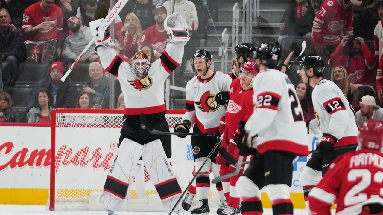 Goalie Linus Ullmark rebounding at pivotal time for Senators