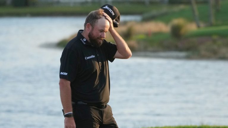 Shane Lowry of Ireland walks off the 18th green during the final round of the Cognizant Classic golf tournament, Sunday, March 1, 2026, in Palm Beach Gardens, Fla. (Marta Lavandier/AP)