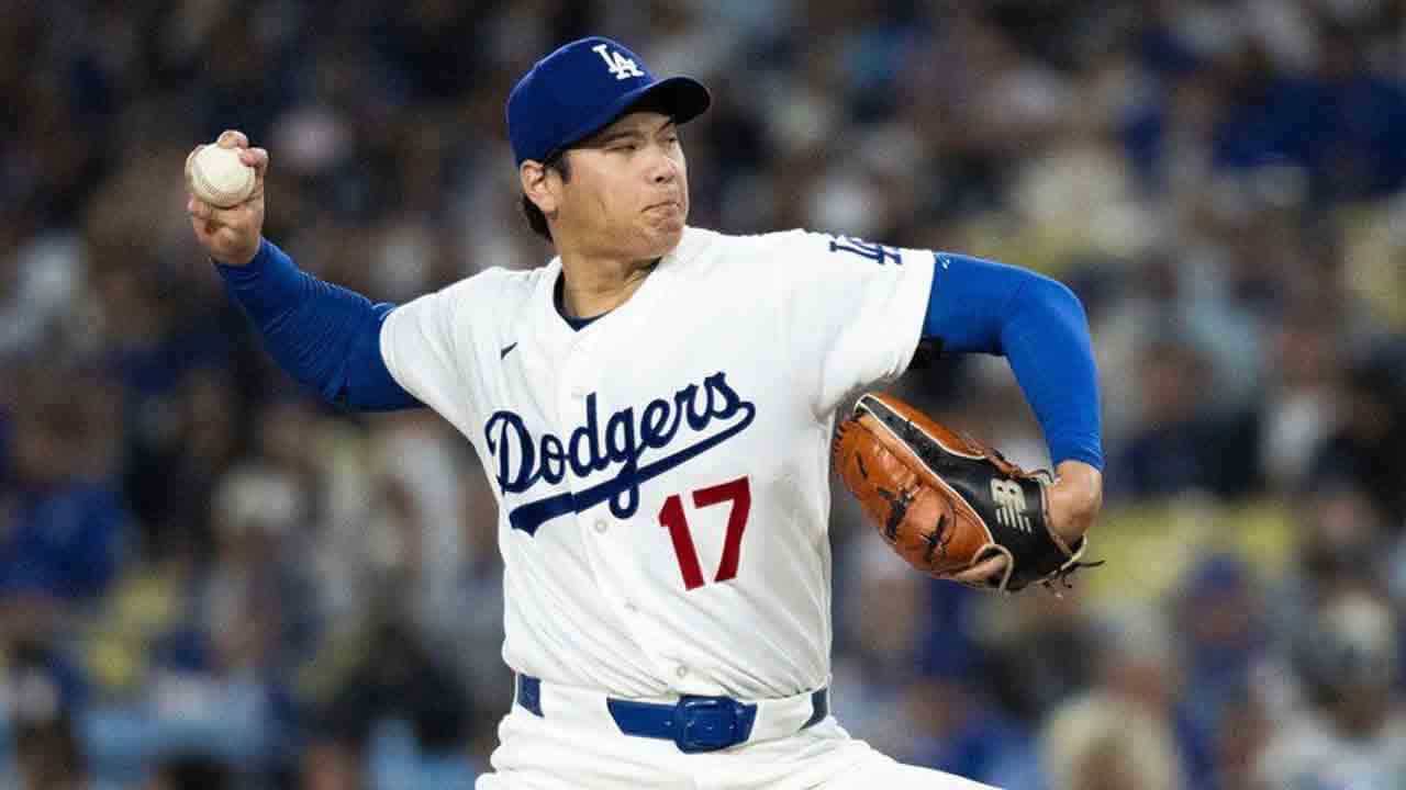 Ohtani throws six scoreless in first start of year as Dodgers beat Guardians