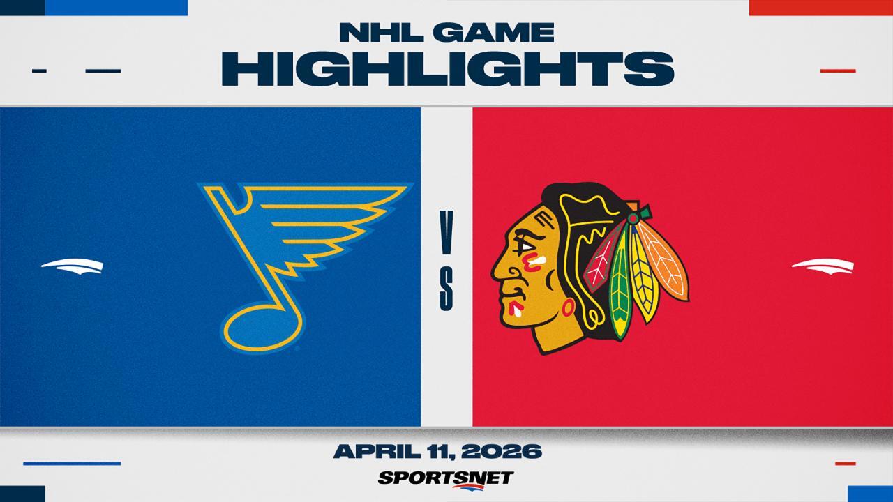 NHL Highlights: Blues 5, Blackhawks 3