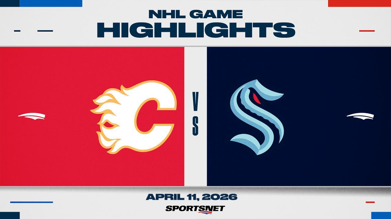 NHL Highlights: Kraken 4, Flames 1