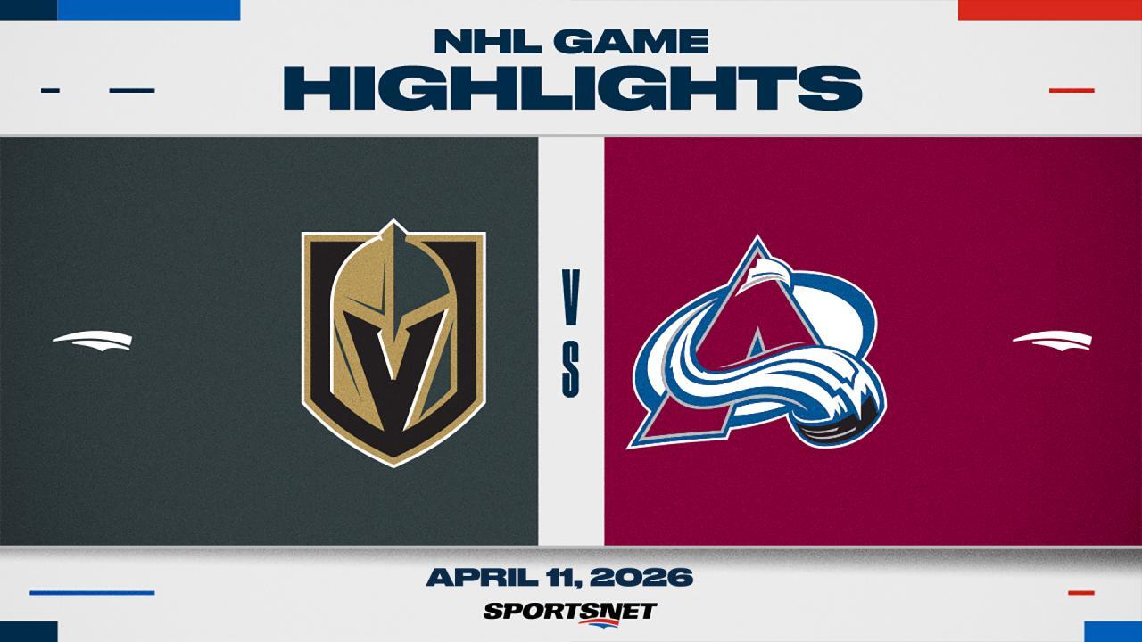NHL Highlights: Golden Knights 3, Avalanche 2 (OT)