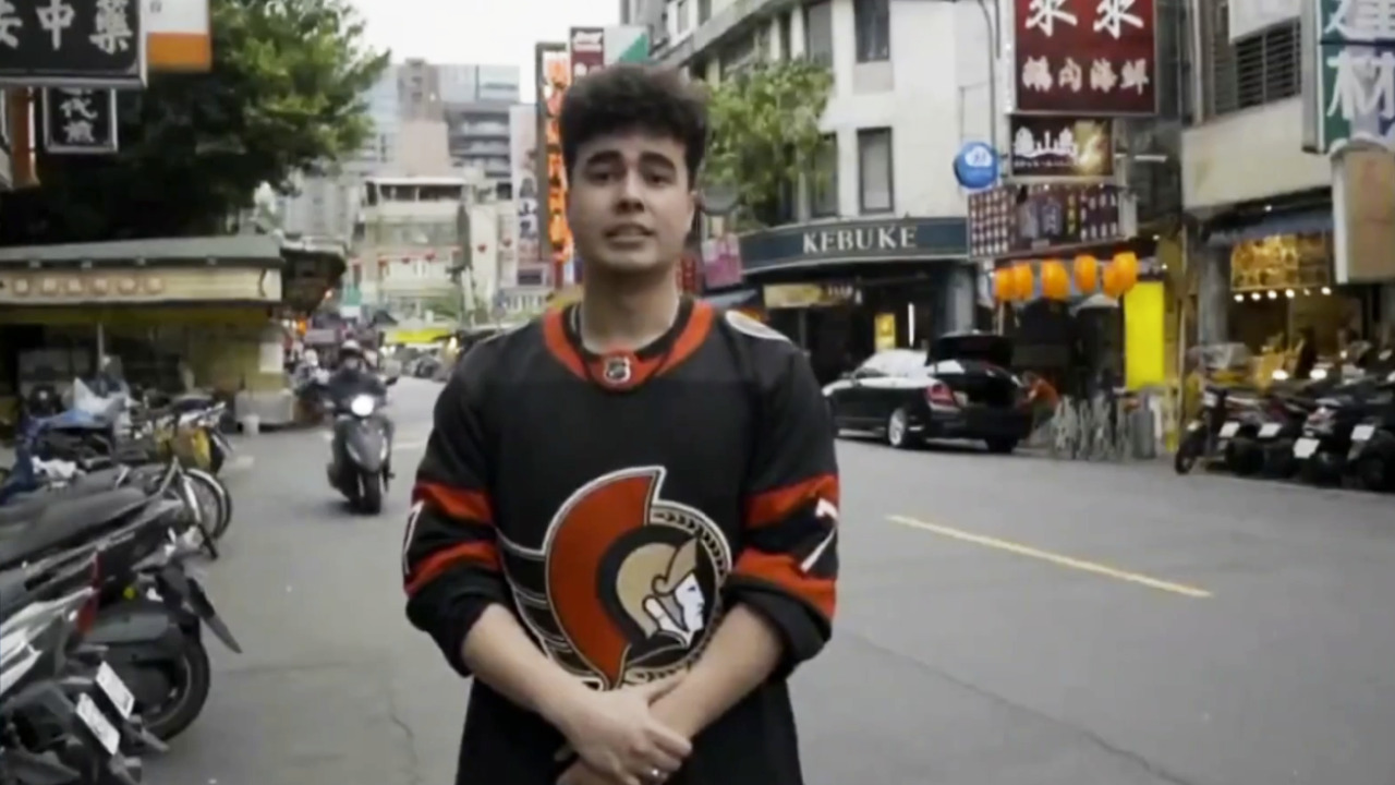 Senators superfan sent to Taiwan and takes blame for cursing the team