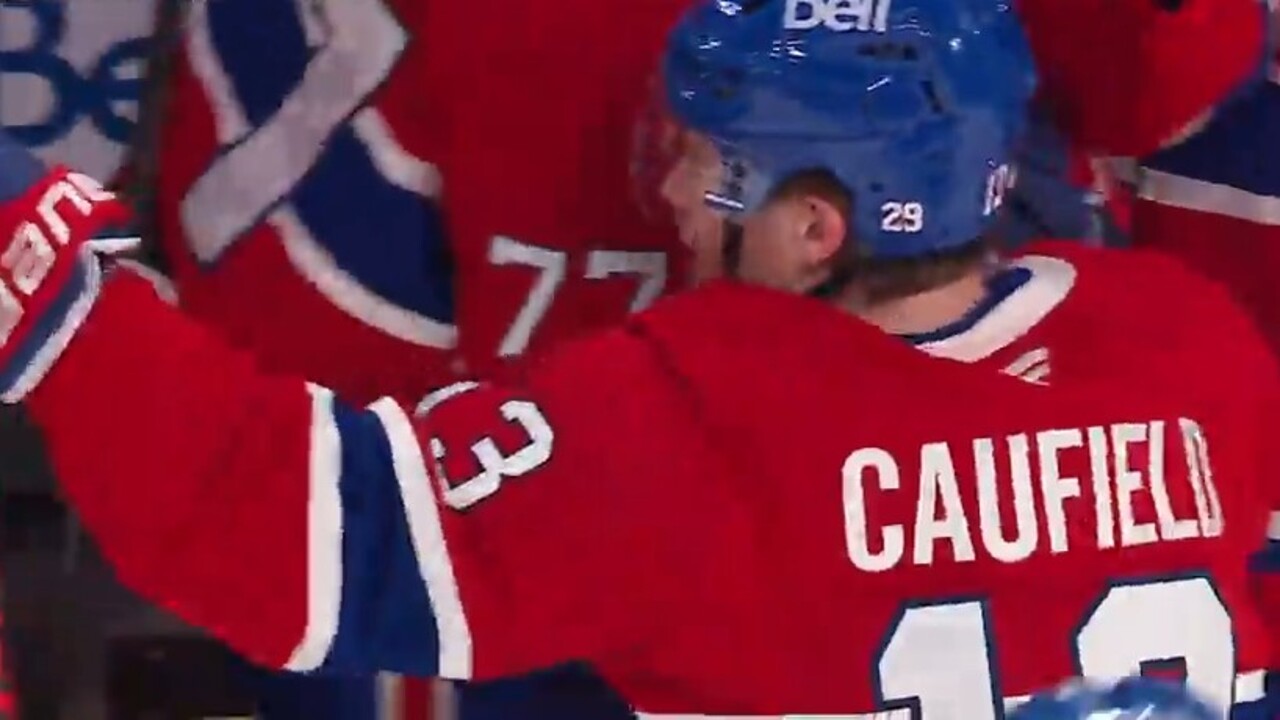 Canadiens’ Caufield converts on power play for first goal of playoffs