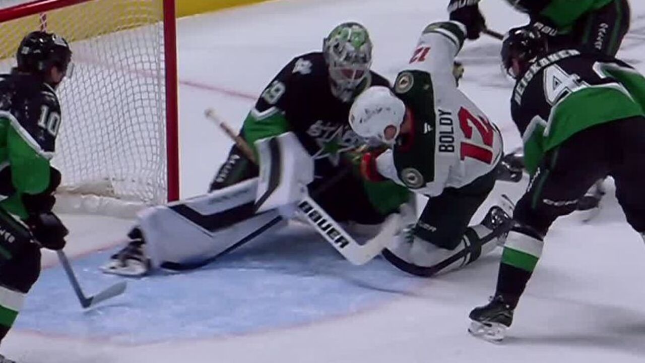 Wilds Boldy Has Goal Overturned After Goaltender Interference Challenge