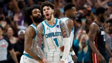 Hornets keep playoff hopes alive with OT win over Heat in play-in tournament