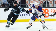 Oilers lose to Mammoth in OT thriller