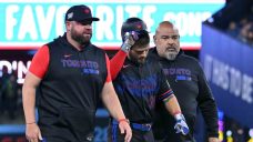 Blue Jays’ Nathan Lukes exits vs. Guardians with left hamstring discomfort