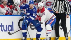 Lightning’s D’Astous exits after hit from Canadiens’ Anderson