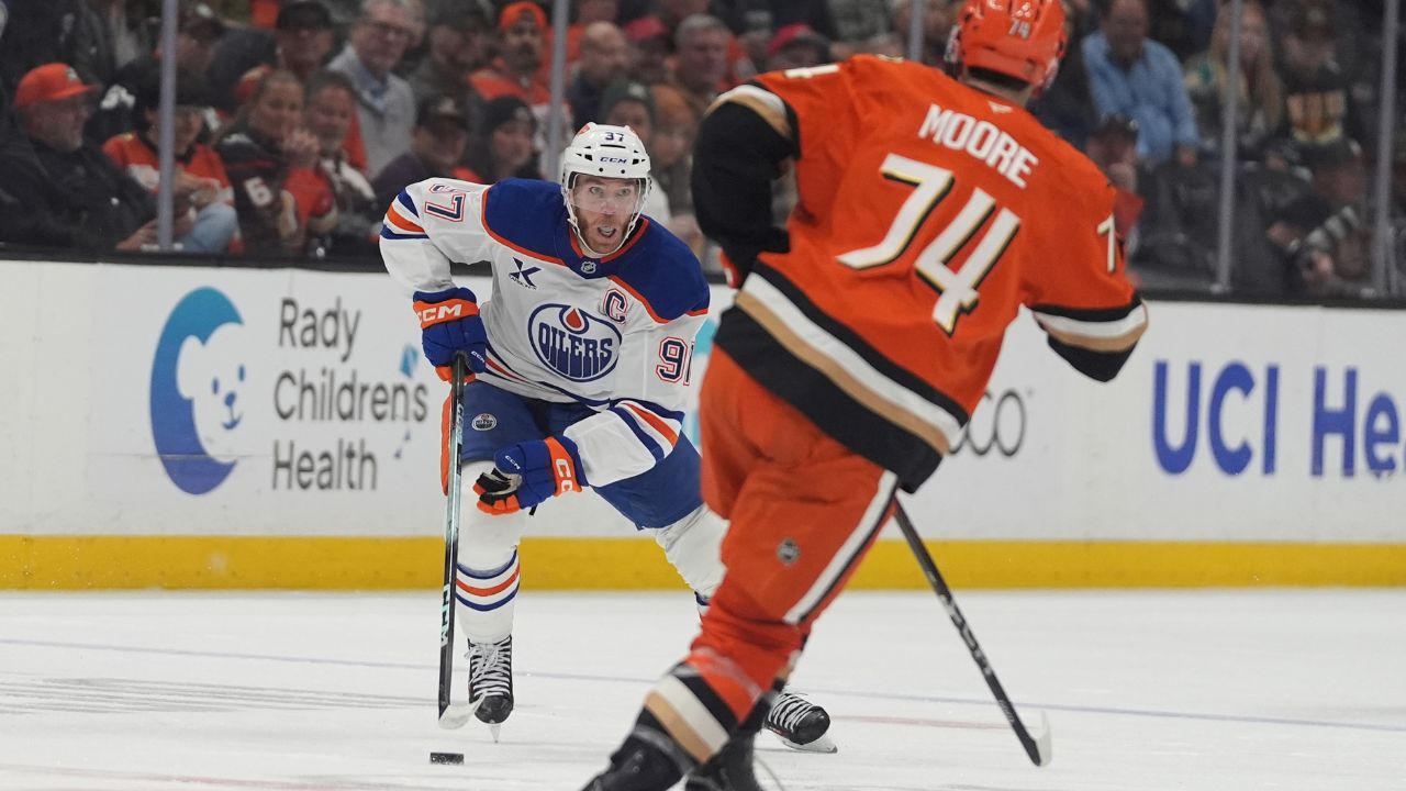 Oilers notebook: Why McDavid looked mortal under Ducks coverage