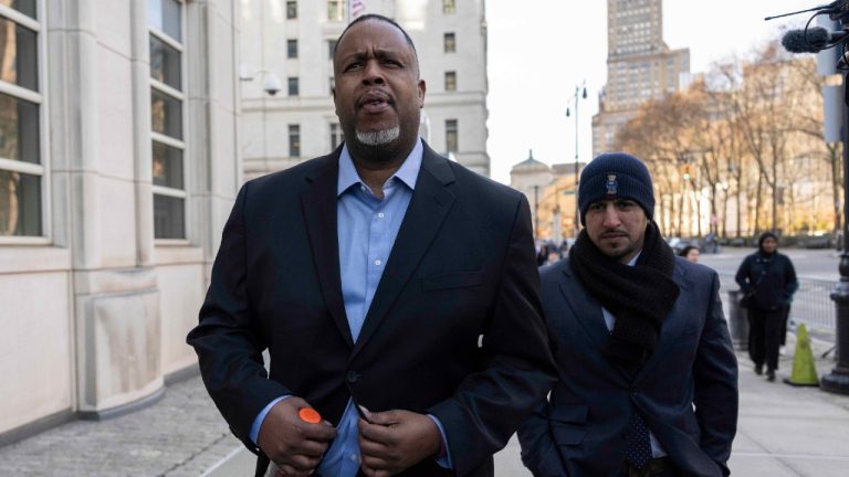 Former NBA player and assistant coach Damon Jones arrives at Brooklyn federal court, Monday, Nov. 24, 2025, in New York. (Yuki Iwamura/AP)
