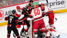 Chaos ensues between Senators, Hurricanes after Kleven’s hit on Nikishin