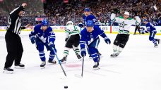 Bourque’s first NHL hat trick powers Stars’ comeback win over Maple Leafs