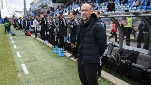 CF Montreal head coach Marco Donadel looks on prior to an MLS soccer game against the Philadelphia Union. (Graham Hughes/THE CANADIAN PRESS)