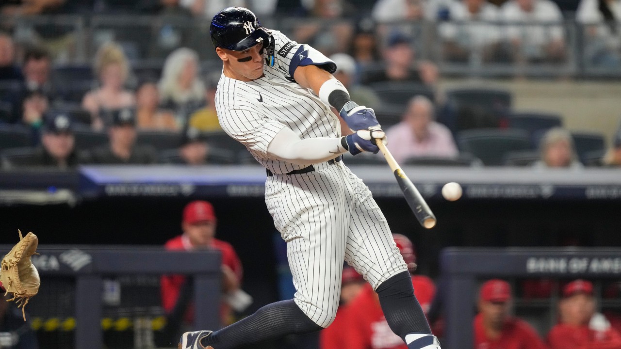 Judge, Trout each homer twice as Yankees beat Angels in thriller