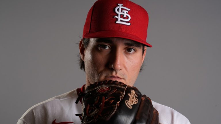 St. Louis Cardinals' Nick Raquet is seen Feb. 17, 2026, in Jupiter, Fla. (Jeff Roberson/AP)