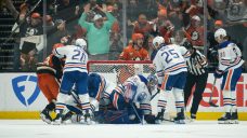 Oilers on brink of elimination after Ducks’ controversial OT winner