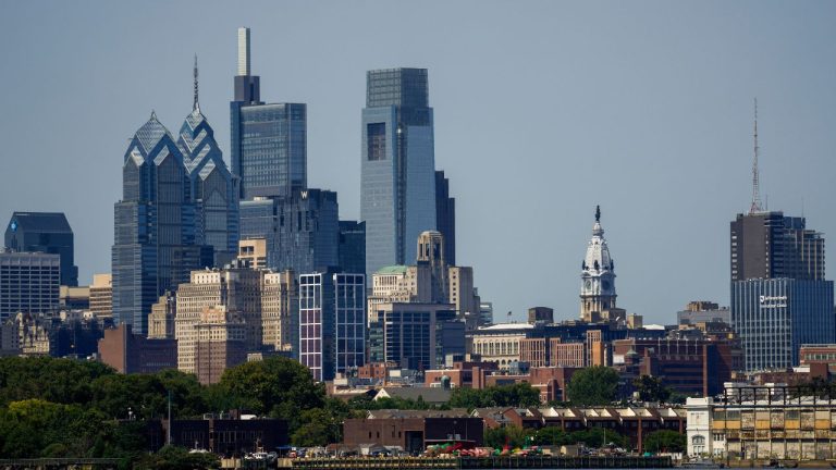 Shown is Philadelphia along the Delaware River, Wednesday, Sept. 4, 2024. (Matt Rourke/AP)
