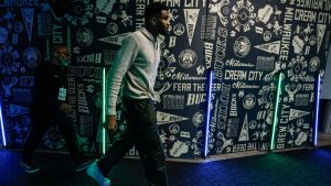 Milwaukee Bucks forward Giannis Antetokounmpo walks to the locker room after an NBA basketball game against the Brooklyn Nets, Friday, April 10, 2026, in Milwaukee. (Jeffrey Phelps/AP)