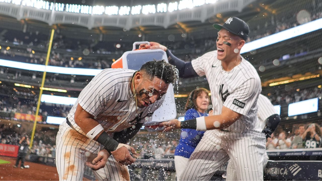 Caballero’s walk-off double leads Yankees over Angels