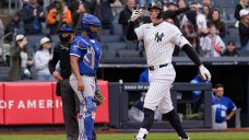 Judge, Rice hit early homers as Yankees beat skidding Royals for three-game sweep