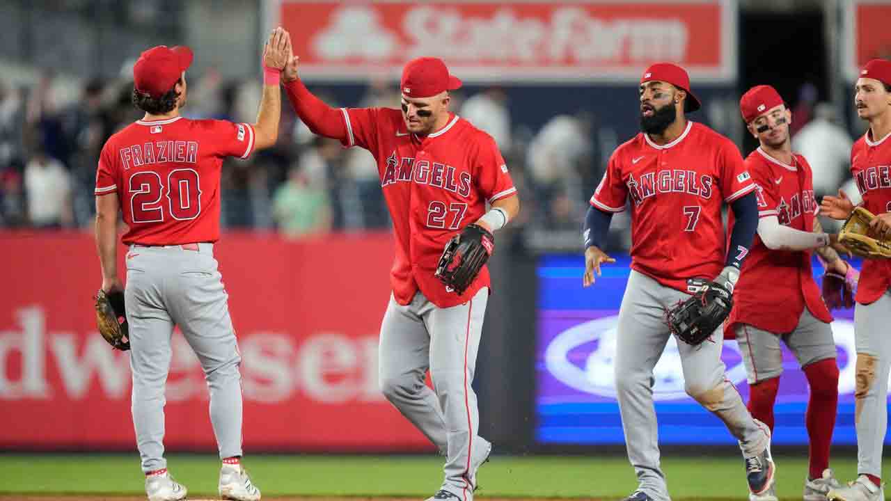 Trout homers again as Angels thump Judge, Yankees