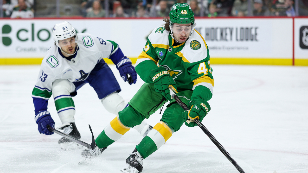 Takeaways: Wild’s Quinn Hughes subdued in first game against Canucks