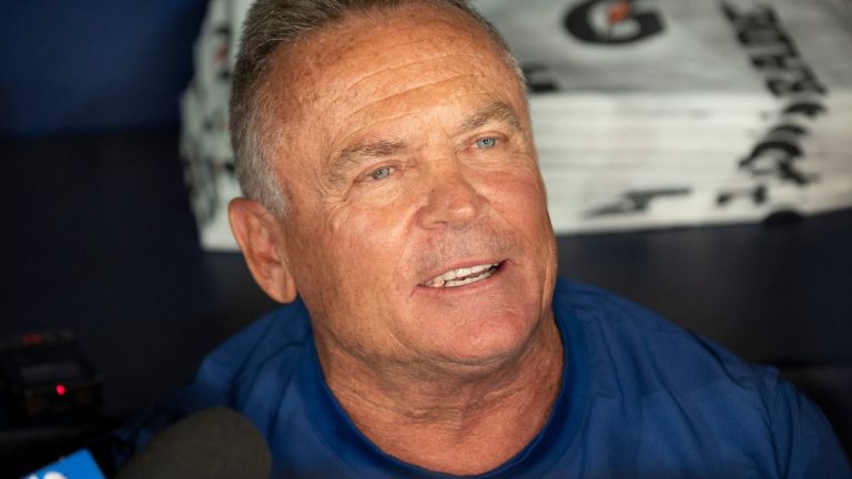 Los Angeles Angels bench coach John Gibbons is seen here at Rogers Centre in 2024 while working with the New York Mets. (Jon Blacker/THE CANADIAN PRESS)