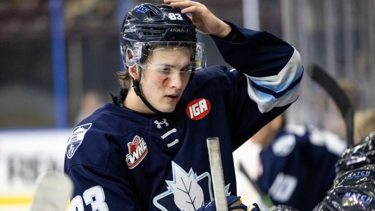 Penticton Vees forward Jacob Kvasnicka. (Cherie Morgan/photo)