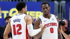 Pistons beat 76ers, clinch Eastern Conference top seed