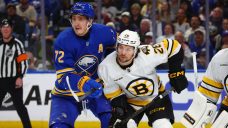 Pastrnak scores OT winner as Bruins stave off elimination vs. Sabres