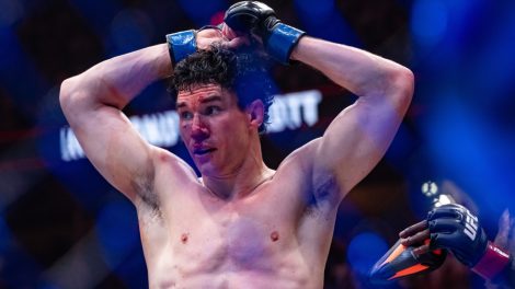 Mike-Malott-reacts-after-earning-a-win-in-the-UFC-welterweight-division