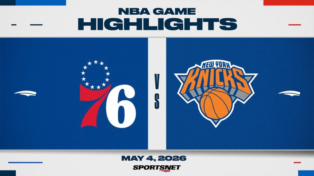 NBA Game 1 Highlights: Knicks 137, 76ers 98