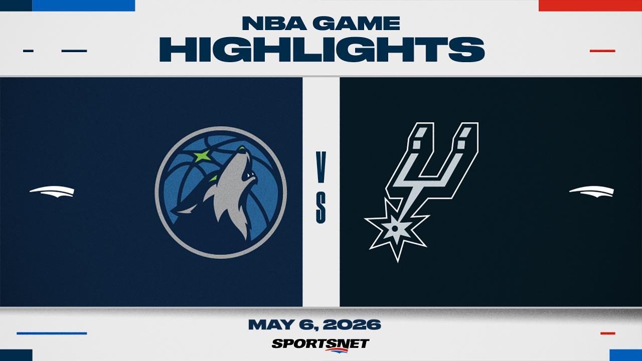 NBA Game 2 Highlights: Spurs 133, Timberwolves 95