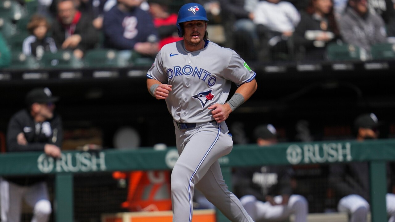 Who gets sent down as a result of Barger’s return to Blue Jays lineup?