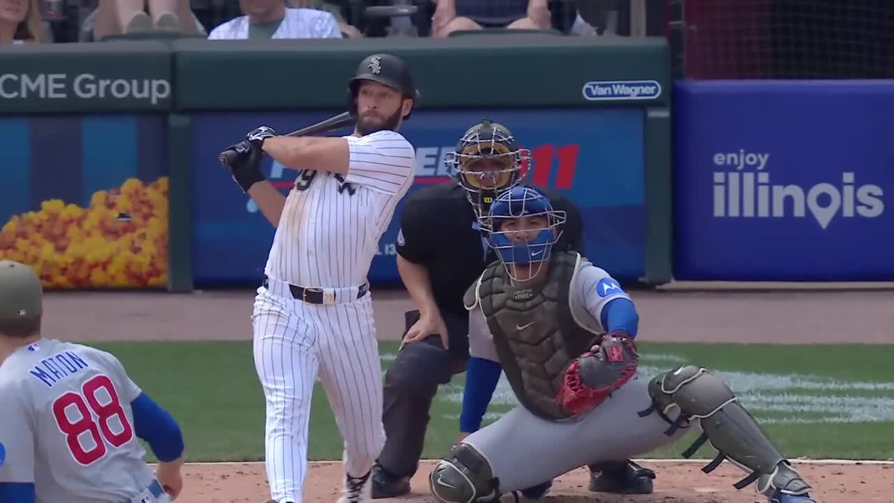 White Soxs Peters Crushes Three Run Homer To Take Late Lead Vs Cubs