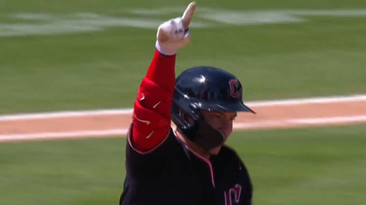 Bailey Scrapes The Wall For First Home Run In Guardians Uniform
