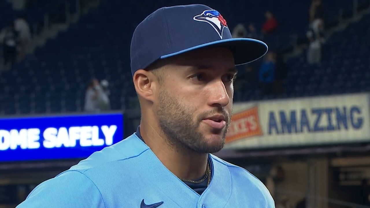 ‘I do it for the boys’: Blue Jays’ Springer on playing through toe injury