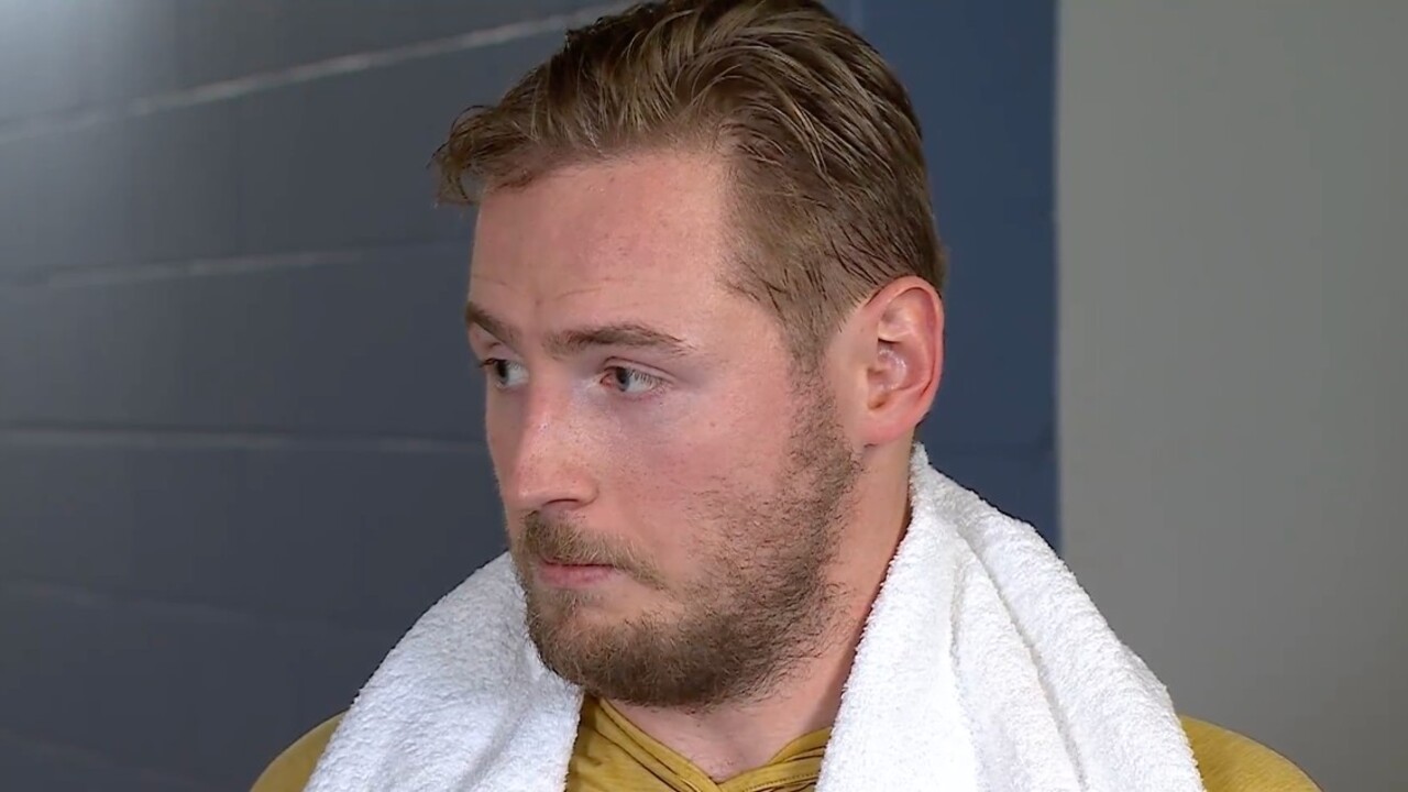 Hes The Leader Barbashev Praises Eichels Work Ethic After Game 2 Win