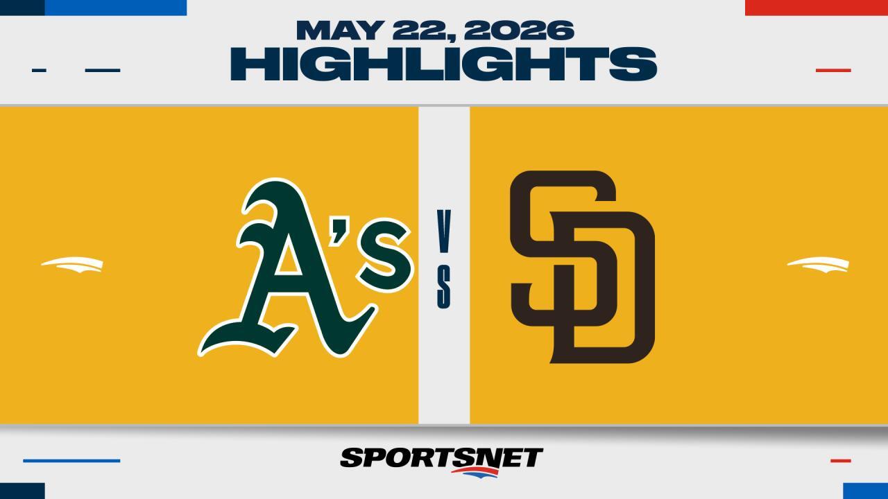 Mlb Highlights Padres 7 Athletics 3