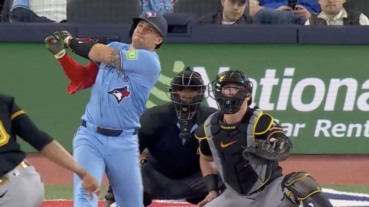 Blue Jays Heineman Cranks First Home Run Of The Season Vs Pirates