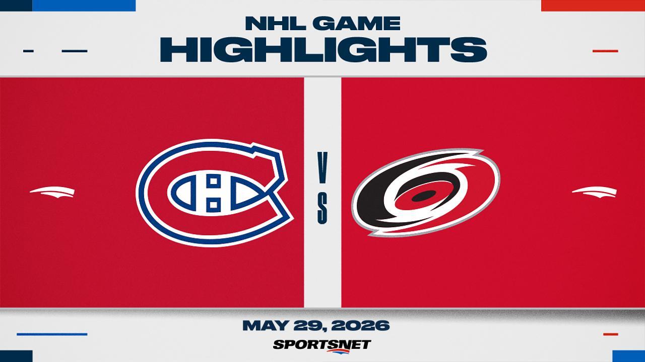Hurricanes krossade Canadiens med 6–1 – klara för Stanley Cup-final